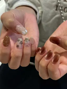 【オフあり】60min持ち込み◎/ニュアンス/サンプルネイル/フィルイン