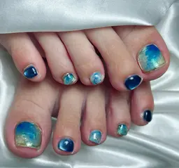 【フット】10本アート持ち込みオフ有り❤︎無しの方🎀 事前にイメージ画像の送付をお願い致します✨