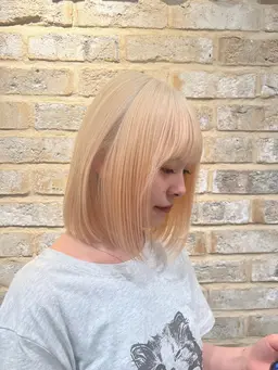 🪽《人気No.1メニュー》ケアブリーチonカラー➕集中ケアトリートメント