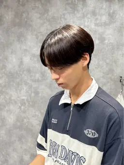 【メンズカット＋縮毛矯正】👑もう癖で悩まない👑メンズカット＋地毛風ナチュラルストレート縮毛矯正