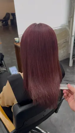 【圧倒的ツヤ感】　❄️髪質改善カラー❄️