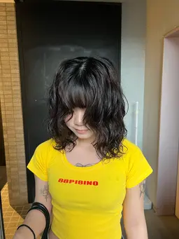 カット➕パーマ➕3stepトリートメント