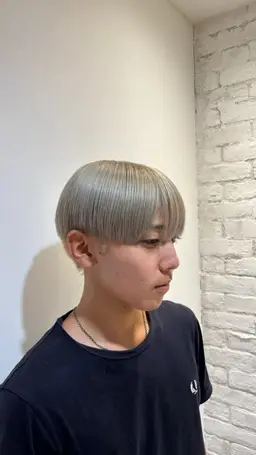 🚹men's【垢抜けたい方に💎】ブリーチ➕カラー