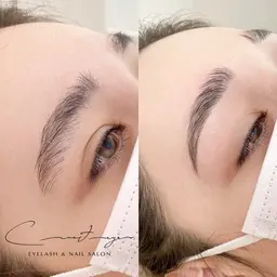 眉毛毛流れ改善【ハリウッドブロウリフト】眉毛WAX脱毛込み※メンズ+550円