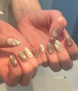 オフなしニュアンスネイルデザイン指定