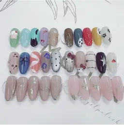 ニュアンスアート2本コース💎デザイン持ち込み🉑💓初回オフ無料💓ワンカラー➕アート2本❣️