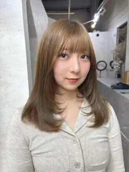 カット+ケアカラー+ケアブリーチ+トリートメント