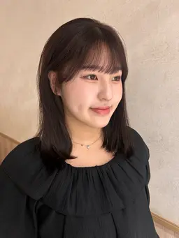 【✨うねり解消✨️】前髪縮毛