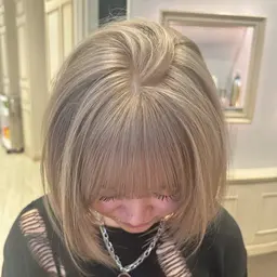 ダブルカラー(ブリーチ1回+カラー)+Aujua4stepトリートメント