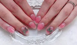 【10/24、26、30、31モデル様募集中】《HAND》チークネイル🩷(ソフトジェルオフ+330円)