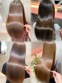 🌈❣️minimo予約限定🌈似合わせカット+髪質改善ストレート+質感再生スチームトリートメント+コテ巻きしあげ❣️