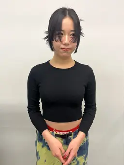 【2回目のお客様】カット/縮毛矯正/Aujua sp&tr/styling🥭