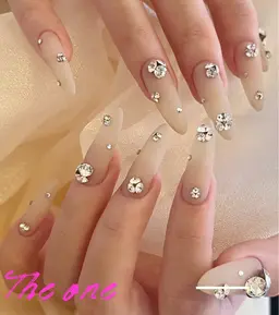 シンプルデザイン➕チップ長さだし➕パーツ選び放題