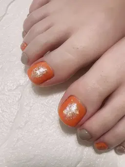 【foot】フットネイルワンカラー*オフ込み・角質ケア付