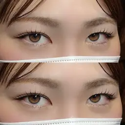 本日限定まつげパーマ⚠️オフありの場合は施術時間＋30分と別途オフ代を頂きます。
