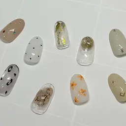 【オフなし】ワンカラーorグラデーションプラス2本アート（ラメグラ、ミラーグラデ可）