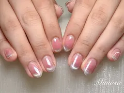 🍁秋キャンペーン🍂チーク＆マグネットネイル♡クリアベース✨✨