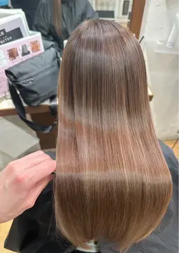 《新規限定》💎人気No.1💎時短カット+透明感カラー+2Stepトリートメント