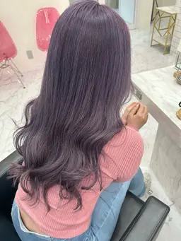 【リピーター様限定🫧】既にハイトーンの方メンテナンス💗リタッチブリーチ🥀＋全体カラー🫧＋水トリートメント🥀