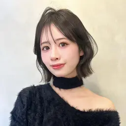 メンテナンスカット(毛先整え１センチ程度or毛量調節)＋透明感カラー＋1stepうる艶トリートメント