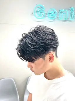 【垢抜けたいmen's🫧】カット＋各種パーマ＋炭酸泉🩶