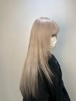 【色持ち革命👑美髪フルコース】ケアブリーチ×カラー×髪質改善トリートメント/ 施術後のパサつき・色抜けを防ぎたい方に✨