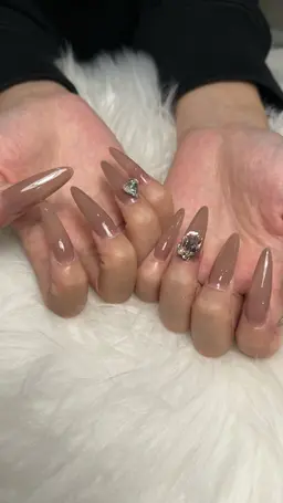 Jrネイリスト【HAND】チップ長さだし☆Art5本やり放題