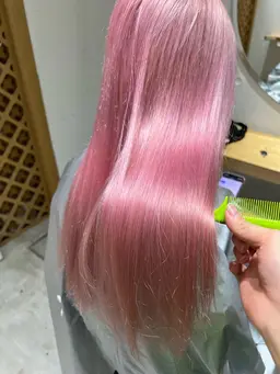 🎀1ブリーチ無料【トリプルカラー➕TR➕メンテナンスカット】ホワイトカラー/ペールトーン/色落ち綺麗なハイトーン