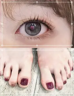 限定パリジェンヌラッシュリフト＋フットネイルセット¥6900