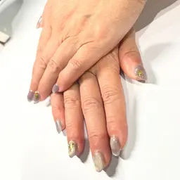 ワンカラー＋2本アート　オフ込み