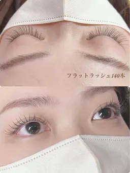 フラットラッシュ140本