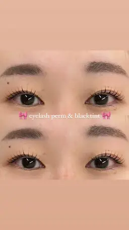 【ご新規様】まつげパーマ（上）🖤ブラックティント ⚞^・◦・^🎀⚟ （まつげ/パーマ）［亀戸］