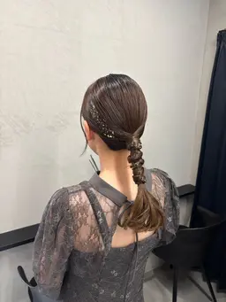【アップヘアセット🍒】~ お呼ばれ･推しの参戦ヘア~ OK!!