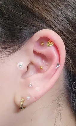 お試し☆お洒落で可愛い💠耳つぼジュエリー6個まで💎【現金特価】
