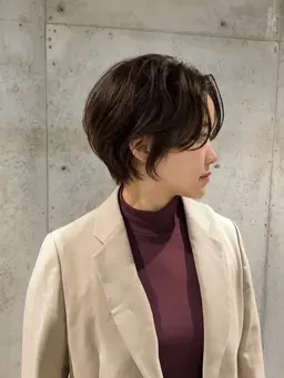 ショートカット＋ヘアカラー（トリートメントなし）