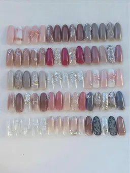 【ジェルオフ無料】11.12月ハンド💅🏻定額デザインA