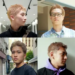 💈ミニモ限定💈【メンズショートの方限定】骨格矯正メンズカット＋ダブルカラー＋トリートメント⚠️補足を読んで！⚠️