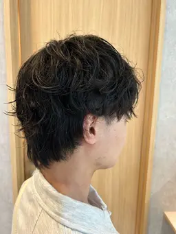メンズカット+パーマ