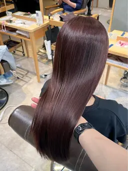 透明感カラー+トリートメント(ショートorミディアム)