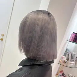 リタッチブリーチ + オンカラー + 4step Aujua treatment🫧