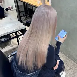 ⭐️憧れハイトーン⭐️ケアブリーチダブルカラー+外部補修トリートメント🧡✨