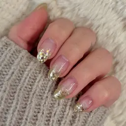 ⚠️オフなし【ラメグラデーション】💗ケア込み◎