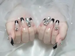 ハンドネイル 長さ出し(チップ) パーツ付け放題(オフなし)