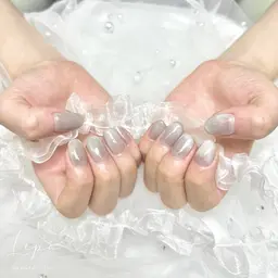 8月限定【Jr.ネイリスト】ハンド：マグネットorフラッシュネイル(オフ込み)