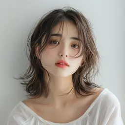 お肌にも優しい潤い艶　オーガニック全体カラー