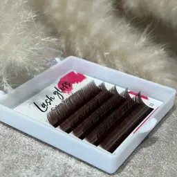ブラウンカラー🤎フラットラッシュ　100本