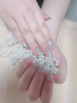 【10月限定】【オフ無し】💕【ハンド】🌟ケア込み⭐️ワンカラー／ラメグラ(オフあり追加500円)