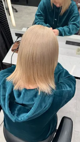 【エフェクトブリーチ】リタッチ+カラー