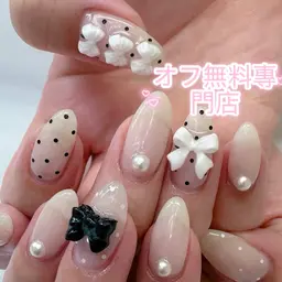 【自爪】持ち込みデザイン(10本🉑)🌸➕限定ストーン/パーツ/シールつけ放題(90分)