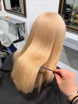 【ハイトーン✨】カット➕ハイブリーチ(ブリーチ2回)➕クイックトリートメント